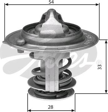 GATES-SEA TH29882G1 - Термостат охлаждающей жидкости / корпус unicars.by