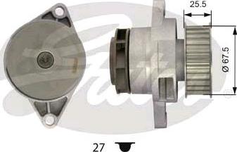 GATES-SEA WP0041 - Водяной насос unicars.by