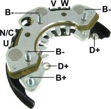 GAUSS GA1766 - Выпрямитель, диодный мост, генератор unicars.by