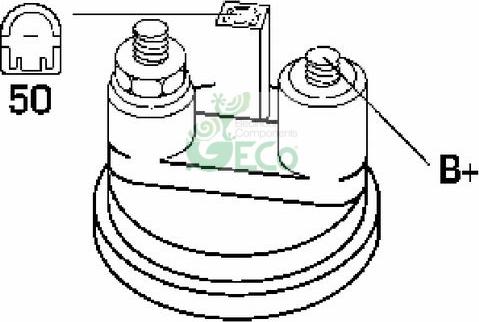 GECO M540010A - Стартер unicars.by