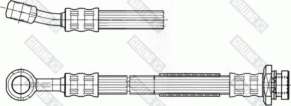 Girling 9004450 - Тормозной шланг unicars.by