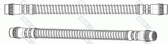 Girling 9001315 - Тормозной шланг unicars.by