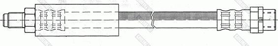 Girling 9002350 - Тормозной шланг unicars.by