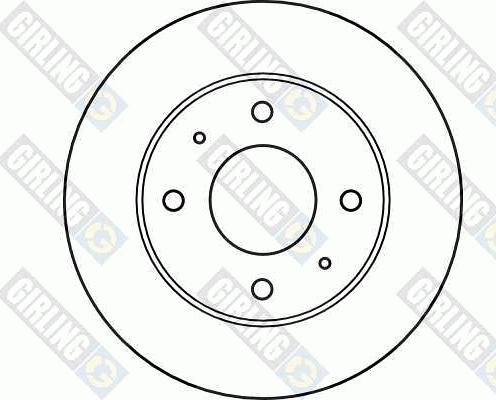 Girling 6040811 - Тормозной диск unicars.by