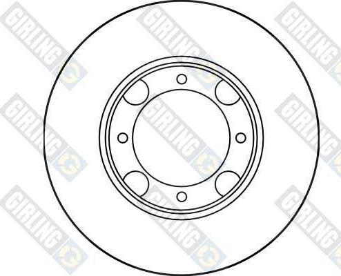 Girling 6019581 - Тормозной диск unicars.by