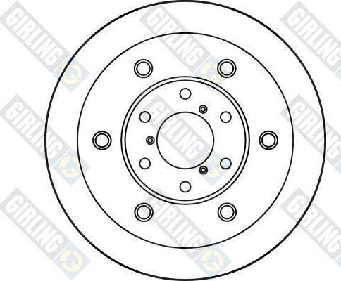 Girling 6017635 - Тормозной диск unicars.by