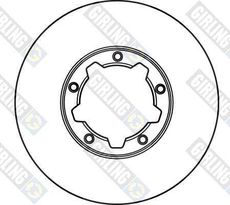 Girling 6020011 - Тормозной диск unicars.by
