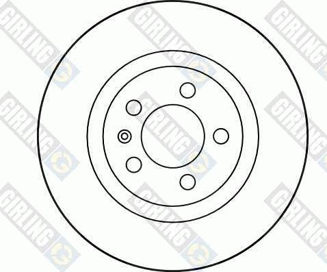 Girling 6028041 - Тормозной диск unicars.by