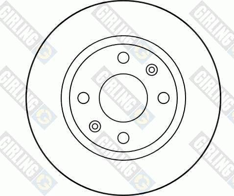 Girling 6027821 - Тормозной диск unicars.by