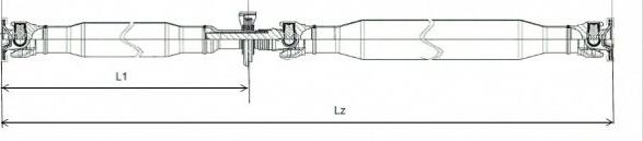 GKN GKNP20037 - Карданный вал, главная передача unicars.by