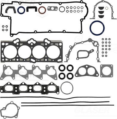 Glaser S40049-00 - Комплект прокладок, двигатель unicars.by