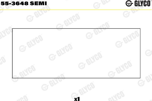 Glyco 55-3648 SEMI - Втулка подшипника, шатун unicars.by