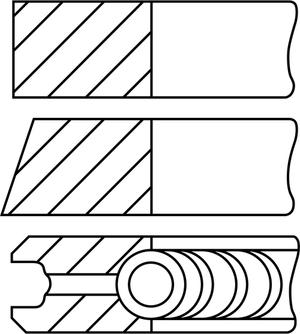 Goetze Engine 08-450500-00 - Комплект поршневых колец unicars.by