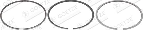 Goetze Engine 08-412000-00 - Комплект поршневых колец unicars.by