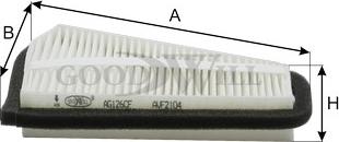 GoodWill AG 126 CF - Фильтр воздуха в салоне unicars.by