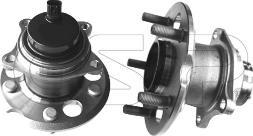 GSP 9400167 - Комплект подшипника ступицы колеса unicars.by