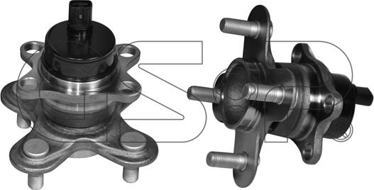 GSP 9400115 - Комплект подшипника ступицы колеса unicars.by