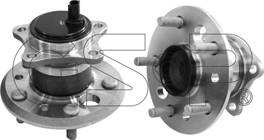 GSP 9400344 - Комплект подшипника ступицы колеса unicars.by