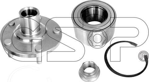 GSP 9430001K - Ступица колеса, поворотный кулак unicars.by
