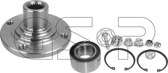 GSP 9422009F - Ступица колеса, поворотный кулак unicars.by