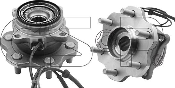 GSP 9334002 - Комплект подшипника ступицы колеса unicars.by