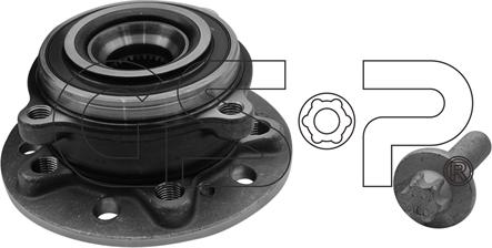 GSP 9330072K - Комплект подшипника ступицы колеса unicars.by