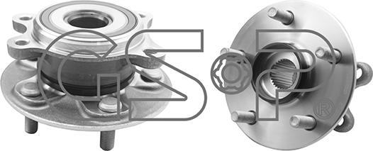 GSP 9330077 - Комплект подшипника ступицы колеса unicars.by