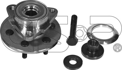 GSP 9331006K - Комплект подшипника ступицы колеса unicars.by