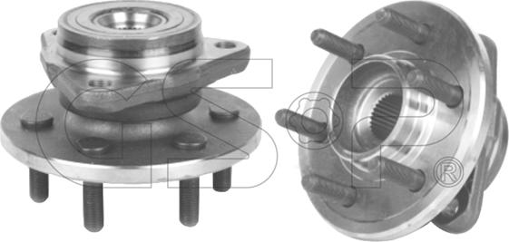 GSP 9331006 - Комплект подшипника ступицы колеса unicars.by