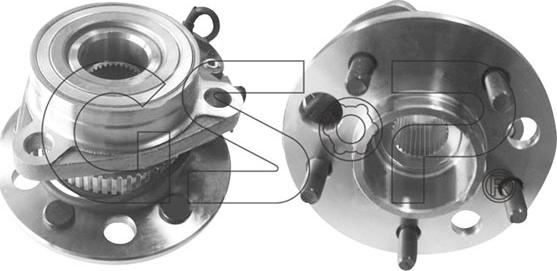 GSP 9333057 - Комплект подшипника ступицы колеса unicars.by