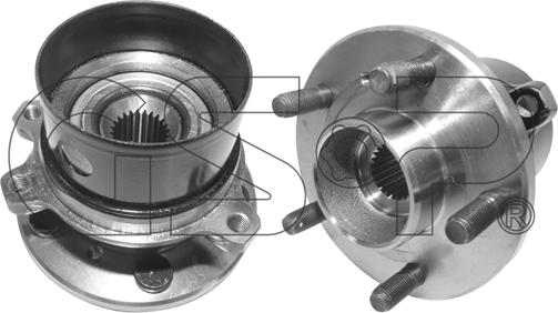 GSP 9324005 - Комплект подшипника ступицы колеса unicars.by