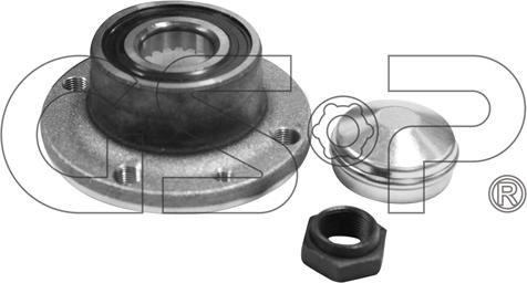 GSP 9230044K - Комплект подшипника ступицы колеса unicars.by