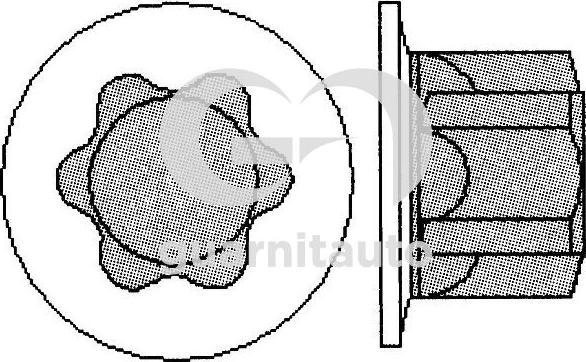 Guarnitauto 703710-1010 - Комплект болтов головки цилиндра unicars.by