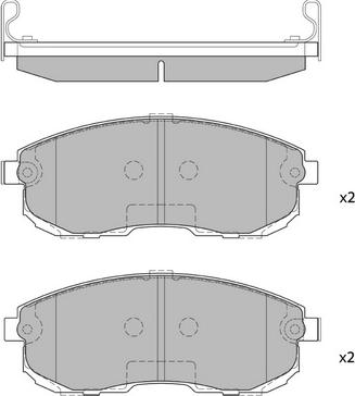 Valeo 606420 - Тормозные колодки, дисковые, комплект unicars.by