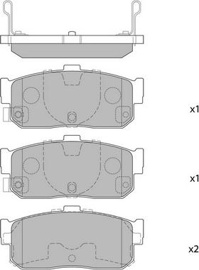 HELLA 8DB 355 033-251 - Тормозные колодки, дисковые, комплект unicars.by