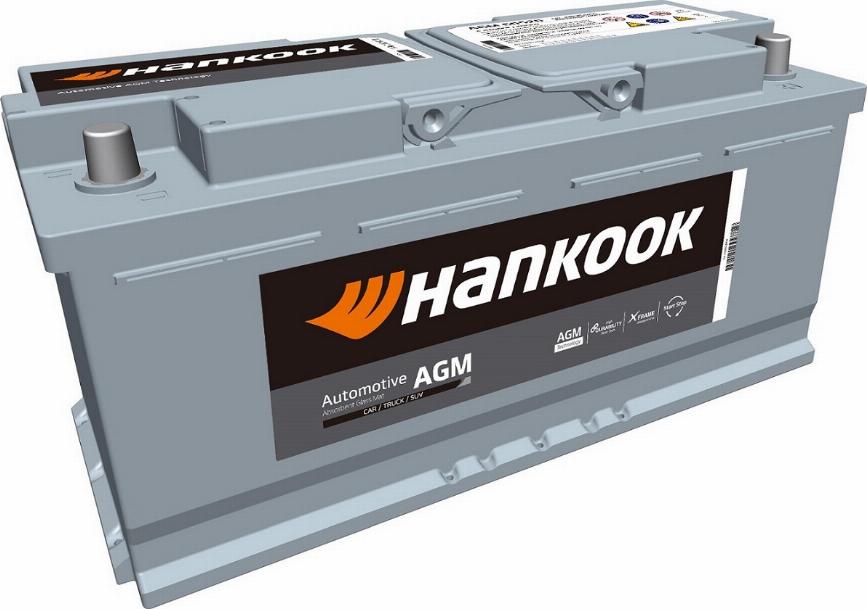 Hankook AGM 60520 - Стартерная аккумуляторная батарея, АКБ unicars.by