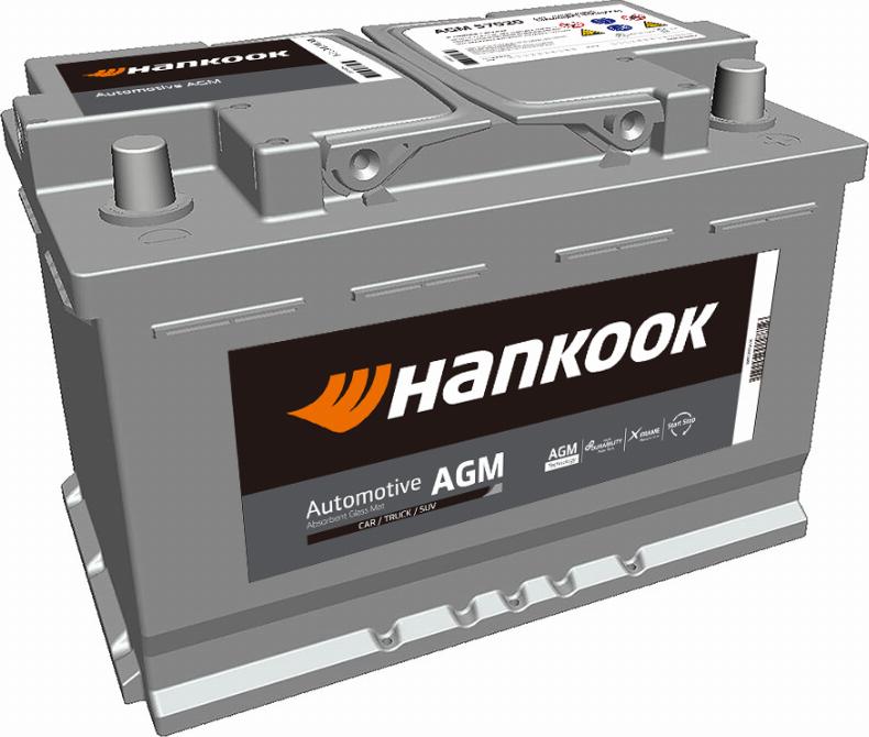 Hankook AGM L3 - Стартерная аккумуляторная батарея, АКБ unicars.by