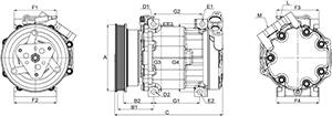 HC-Cargo 240074 - Компрессор кондиционера unicars.by