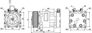 HC-Cargo 240235 - Компрессор кондиционера unicars.by