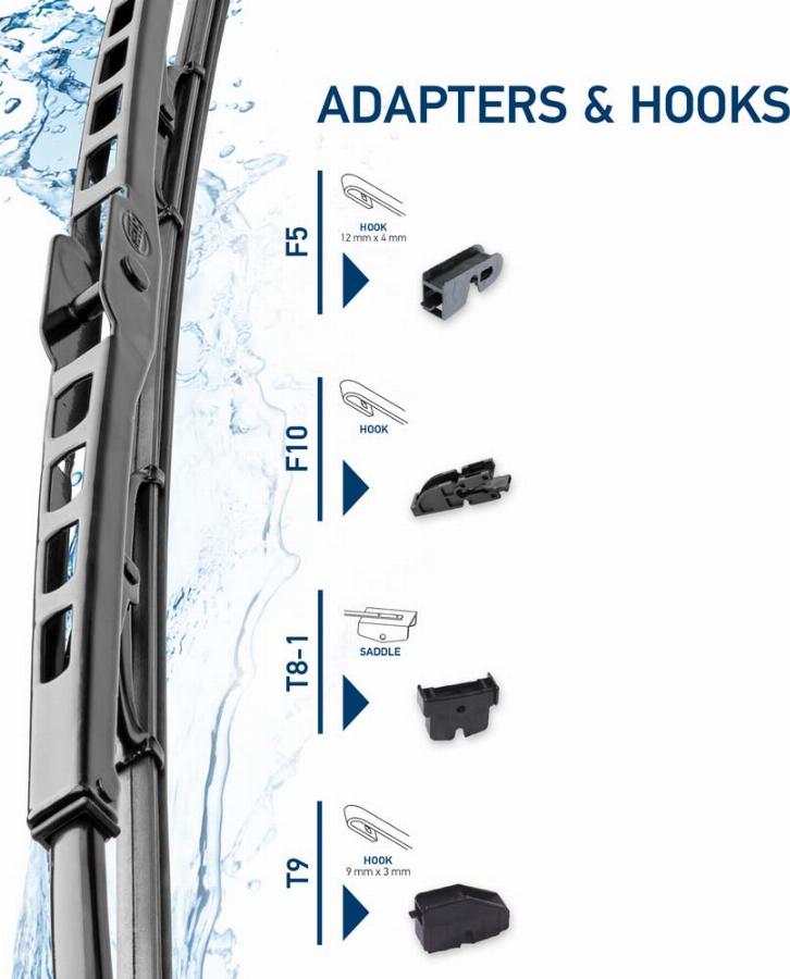 HELLA 9XW 184 107-241 - Щетка стеклоочистителя unicars.by