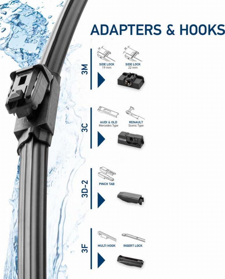 HELLA 9XW 358 164-041 - Щетка стеклоочистителя unicars.by