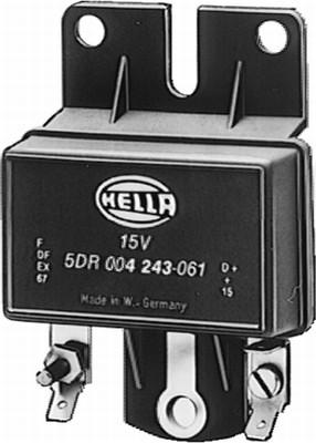 HELLA 5DR 004 243-051 - Регулятор напряжения, генератор unicars.by