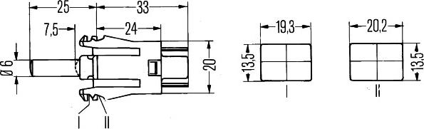 HELLA 6ZF 004 229-017 - Выключатель, контакт двери unicars.by