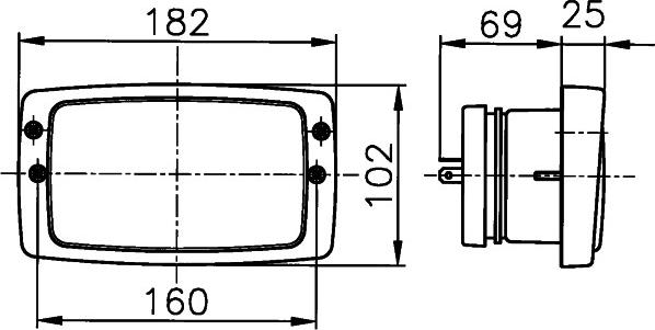 HELLA 1AB 006 213-001 - Основная фара unicars.by