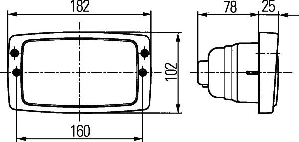 HELLA 1LB 006 213-047 - Основная фара unicars.by