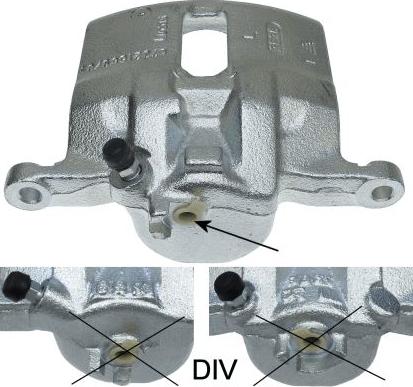 HELLA 8AC 355 392-171 - Тормозной суппорт unicars.by