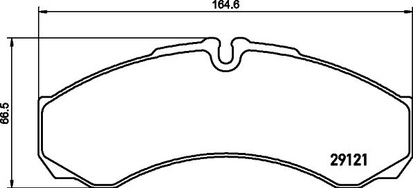 HELLA 8DB 355 005-411 - Тормозные колодки, дисковые, комплект unicars.by