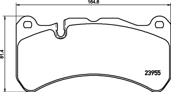 Mercedes-Benz 0044205020 - Тормозные колодки, дисковые, комплект unicars.by