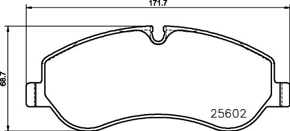 HELLA 8DB 355 020-691 - Тормозные колодки, дисковые, комплект unicars.by