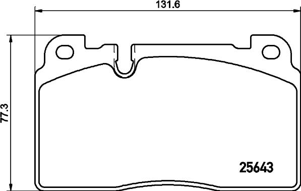 HELLA 8DB 355 021-331 - Тормозные колодки, дисковые, комплект unicars.by